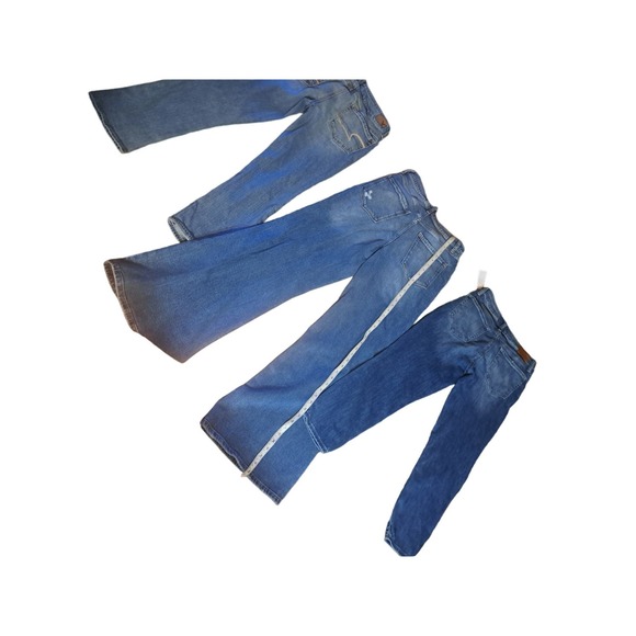 Three Great pairs of Size 6 distresses Jeans - Lucky Brand - Ana -Am Eagle - Picture 5 of 7